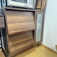 木製レンジボード スライドドア付き