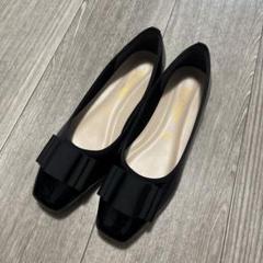 【美品】フラットシューズ　晴雨兼用　日本製のサムネイル