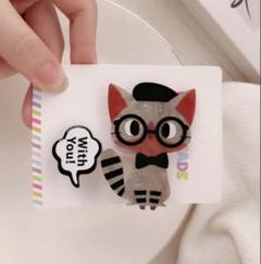 猫 ヘアクリップ ヘアアクセサリー ヘアピン 髪どめ 大人 子供 2個セット
