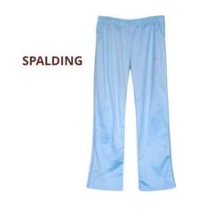 SPALDING　スポルディング　サイドライン裏起毛パンツ　ゴム　ドロスト　水色