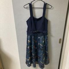 楽器柄ノースリーブワンピース Axes Femme Poetique JSK