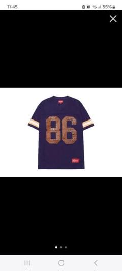 22SS Faux Croc Football Jersey XL ブラウン Supreme Faux Croc Football Jersey Brown Men's - SS22 - US