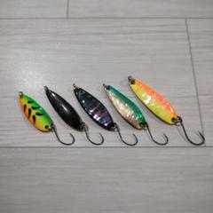 渓流トラウトスプーン各種5枚セット - メルカリ