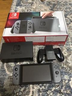 Nintendo Switch グレー 本体 + ケース付き　ジャンク品