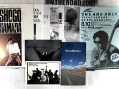 浜田省吾】 ON THE ROAD ツアーパンフレット8冊＋チケット＋おまけ
