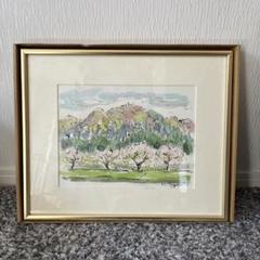 W. Togashi 水彩画 風景画 桜 絵画 W. Togashi 水彩画 風景画 桜 絵画 - メルカリ