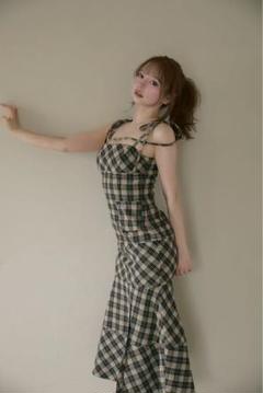 andmary チェック　ミニワンピース ANDMARY】Natalie check mini dress