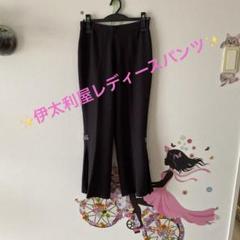 【未使用タグ付】伊太利屋　パンツ　レオパード柄　総柄　ウエストゴム　Lサイズ WOODENDOLL (ウッディンドール) コットン レオパード柄 ジップ