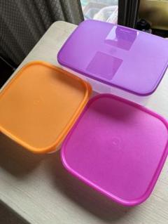 【見逃し注意】MMスクエアケース　Tupperware カラフル　限定カラー 見逃し注意】MMスクエアケースTupperware カラフル限定カラー