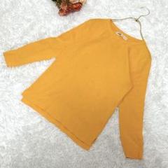 ★bLkby★ビーエルケービーワイ 長袖カットソー【F】トップス イエロー