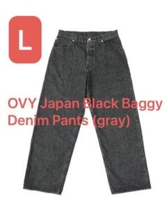 OVY Japan Black Baggy Denim Pants (gray)