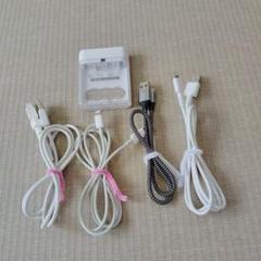 iPhoneUSB充電ケーブル4本セット 乾電池充電器