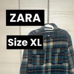 ZARA チェックシャツジャケット XLのサムネイル