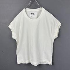 日本製 MHL. クルーネック カットソー Tシャツ 鹿の子 レディース 2
