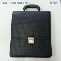GIORGIO VALENTI ジョルジオヴァレンティ ビジネスバッグ 2way 美品 GIORGIO VALENTI ビジネスバッグクラッチバッグレザー 本皮