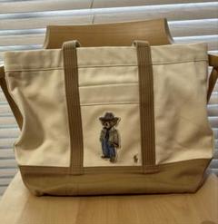 Ralph Lauren ポロベア刺繍 キャンバストートバッグ