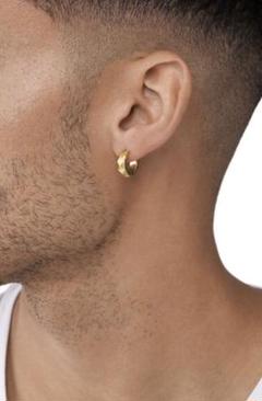 DIESEL ゴールドピアス(片耳用) DIESEL ディーゼル ピアス 片耳 メンズ アクセサリー ゴールド