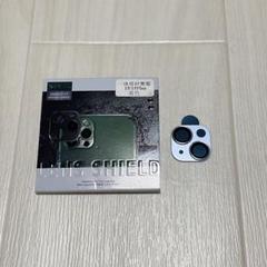 iPhone 15 iPhone 15 Plus カメラフィルム 藍色 1枚