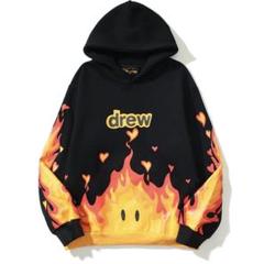 Drew House ドリューハウス Fire ファイアデザイン パーカー
