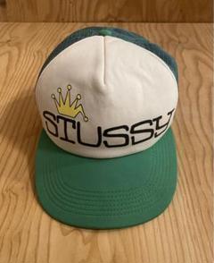 【こば】90s old stussy キャップ ステューシー 白 メッシュ 80's OLD STUSSY WOOL CAP 