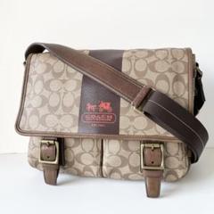 お洒落メンズ✨ COACH ヘリテージ メッセンジャーバッグ