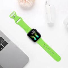 Apple Watch バンド グリーン シリコン スポーティー 38 / 40
