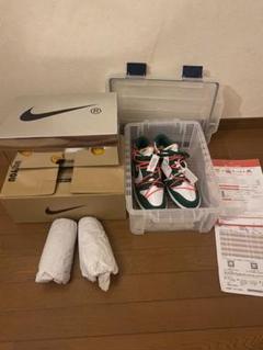 SNKRS購入 NIKE×OFF-WHITE DUNK PINE GREEN