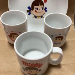 ペコちゃん マグカップ・湯呑み・皿の４個 セット