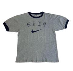 [90s] Nike デカロゴ 短丈 リンガーT 赤×黒 Mサイズ L 相当 1972366507.jpg?1689470629