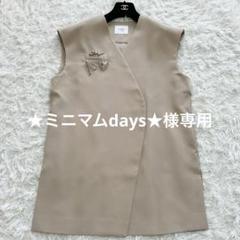 Ameri（アメリ）の「EMBELLISH BROOCH VEST（ベスト）」 - WEAR