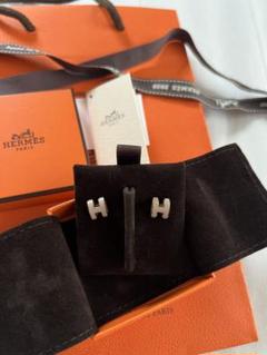 週末限定価格‼️エルメスHERMES ピアス　ミニポップHマロングラッセ　入手困難 ポップH ミニ ピアス マロングラッセ ベージュ[H608002FP 55