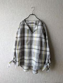blancvert ブランベール カットソー ニット ウール 40 グレー