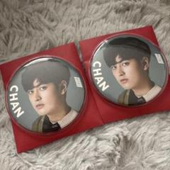 iKON チャヌ ヘアゴム 缶バッチ（今日のiKONちゃん4/19