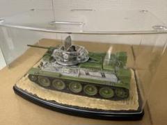 戦車プラモデル1/35完成品T34-74？ フルインテリアクリアモデル