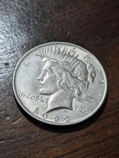 1922年 アメリカ ピースダラー 1ドル銀貨 鑑定済み - メルカリ