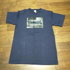 エクストララージ グラフィックプリント Tシャツ ネイビー