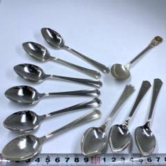 silver950刻印等銀製スプーン213g東な7-0120☆2F