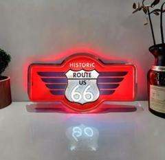 新品　ルート66 LED ネオンサイン　調光可能　a381
