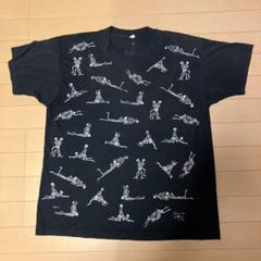 90s FASHION VICTIM スケルトン 48手 Tシャツ M