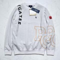 25SS✨パーリーゲイツ 天竺×DIAPLEXクルーネックニットプルオーバー 1