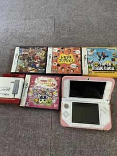 ニンテンドー3DS 本体 ピンク + ゲームソフト5本