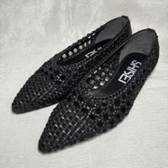 SHISEI フラットシューズ　ボルドー　36ハーフ shisei41022c-2-3.jpg