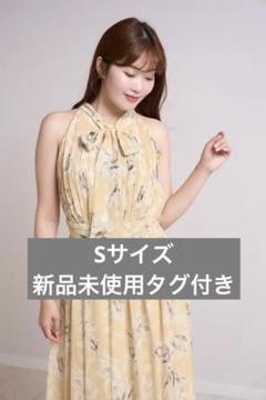 【新品未使用タグ付き】Lauris Chiffon Long Dress 8月上旬発送】【honey lemon】Lauris Chiffon Long Dress