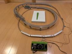 中古 Nゲージ オリジナルスターターセット 立体交差レール+車両付き 入門用 中古 Nゲージ オリジナルスターターセット 立体交差レール+車両