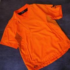極美品 00s OAKLEY ハーフスリーブ ナイロンジャケット ネオン