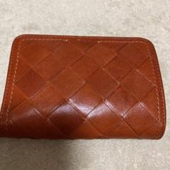 Dakota ダコタ 長財布 がま口 編み込み レザー テッセレ ブラウン Dakota ダコタ 長財布 がま口 編み込み レザー テッセレ ブラウン