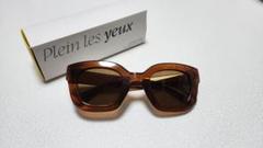 Plein les yeux ブラウン サングラス