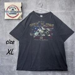 ABATE OF IOWA 2010 Tシャツ ハーレー アメリカ国旗 XL