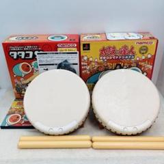 動作確認済み PS1,2 タタコン 太鼓の達人 2個セット ソフト付き し5