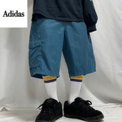 00s Adidas 2XO カーゴ バギーパンツ ハーフ ショーツ 極太